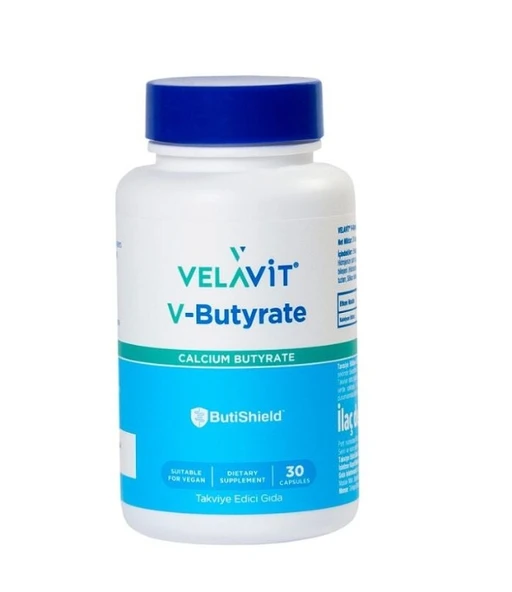 Velavit V-Butyrate Calcium 30 Kapsül ürün görseli 1