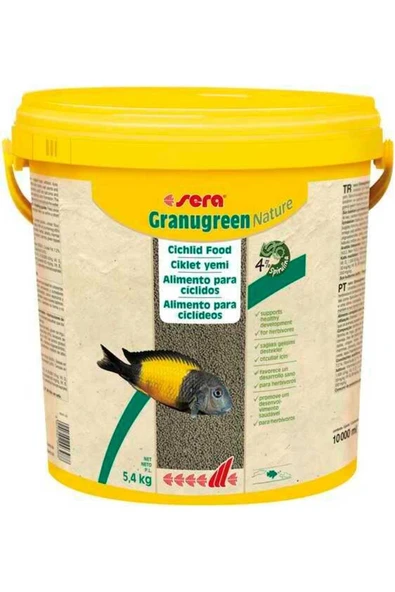 SERA Granugreen Nature 100 gr (Açık) Poşette Balık Yemi Bitkisel Skt : 05/2028 ürün görseli 1