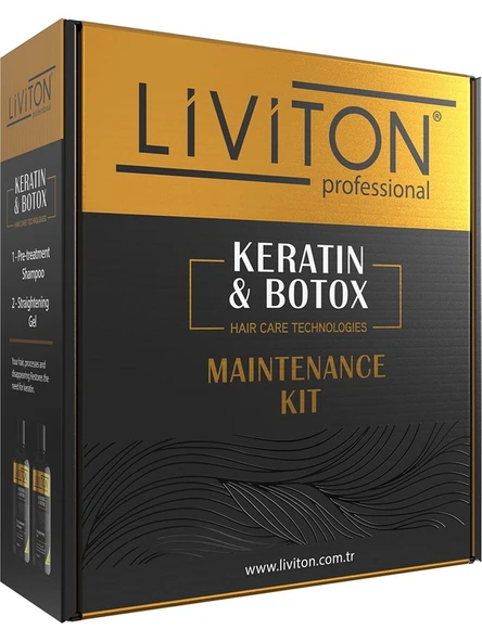 lİVİTON Professional Saç Düzleştirici ve Keratin Bakım Seti 100 ml ürün görseli 1