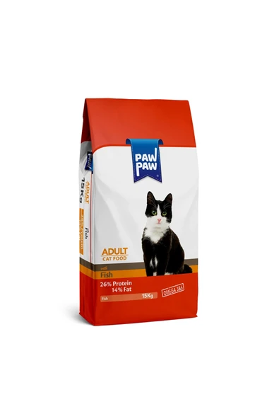 PawPaw PAW PAW YETİŞKİN KEDİ MAMASI BALIKLI - 1 KG ürün görseli 1