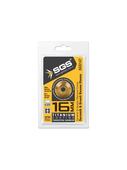 Sgs Seramik Ve Granit Kesme Elması Titanyum 16 MM ürün görseli 1