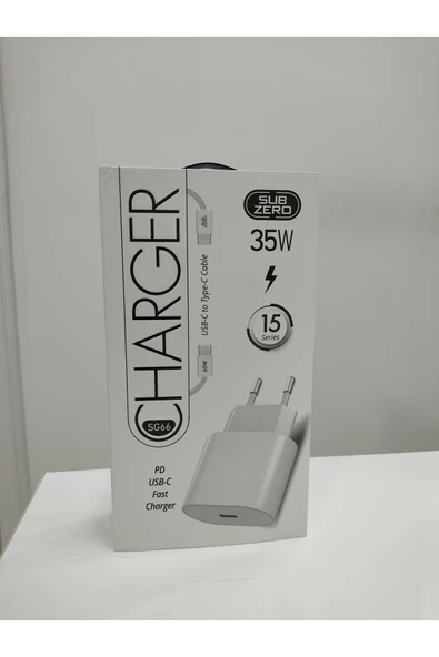 Subzero 35 Watt Type-c Şarj Aleti Iphone 15 Serisi Için ürün görseli 1