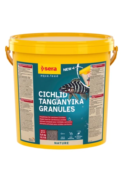 SERA CİCHİLD TANGANYİKA GRANUL 200 GR - CİKLET YEMİ ürün görseli 1