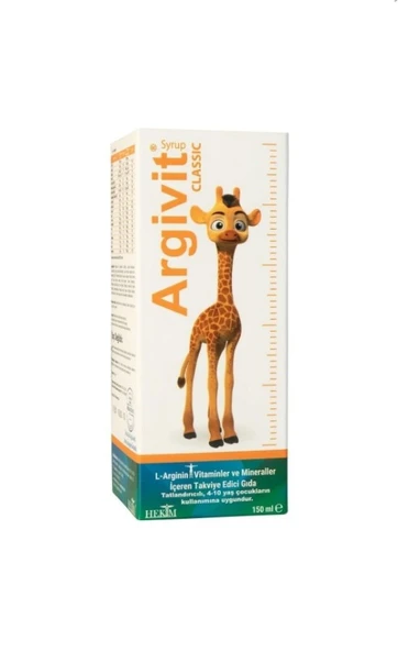 Argivit Vitamin Mineral L-arjinin Şurup 150 ml ürün görseli 1