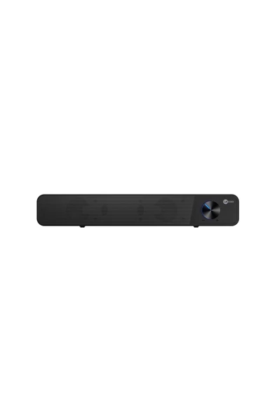 Lecoo Ds111 Bluetooth Kablolu 6w Masaüstü Taşınabilir Stereo Soundbar Hoparlör Siyah ürün görseli 1