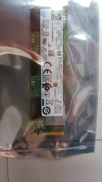 Intel 660p 512GB NVMe M.2 SSD ürün görseli 1