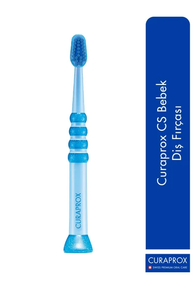 Curaprox Baby 4260 Diş Fırçası 0-4 Yaş (Mavi -Pembe) ürün görseli 1