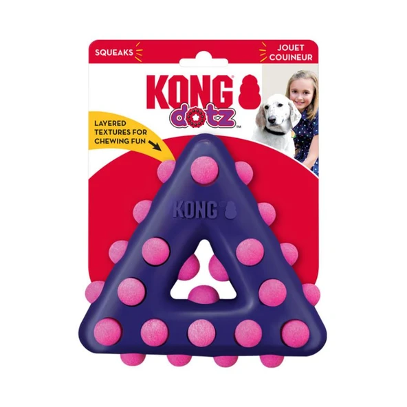 Kong Dotz Triangle Üçgen Şeklinde Köpek Oyuncağı L ürün görseli 1