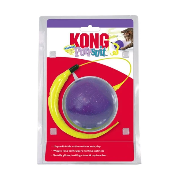 Kong Purrsuit Sallantılı Top Şeklinde Kedi Oyuncağı ürün görseli 1
