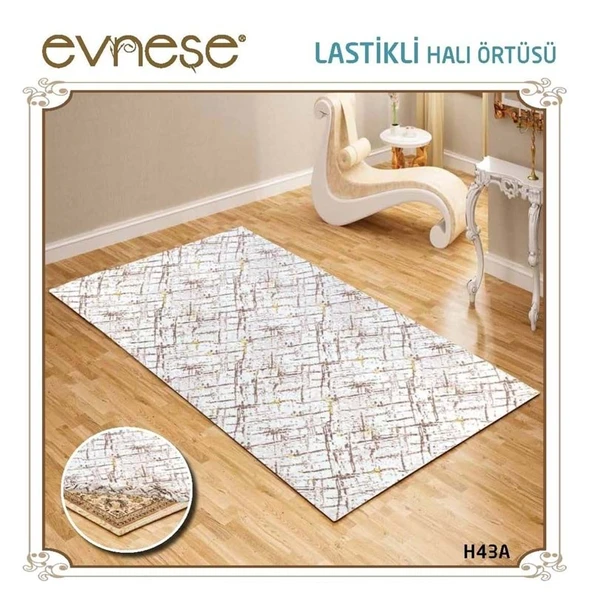 Evneşe 6m2 Lastikli Halı Örtüsü Desenli H43-A - Resim 2