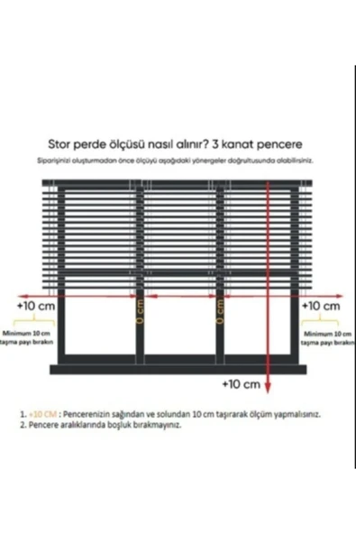 TREND STOR PERDE Beyaz Bambu Düz Zebra Stor Güneşlik Perde - Resim 4