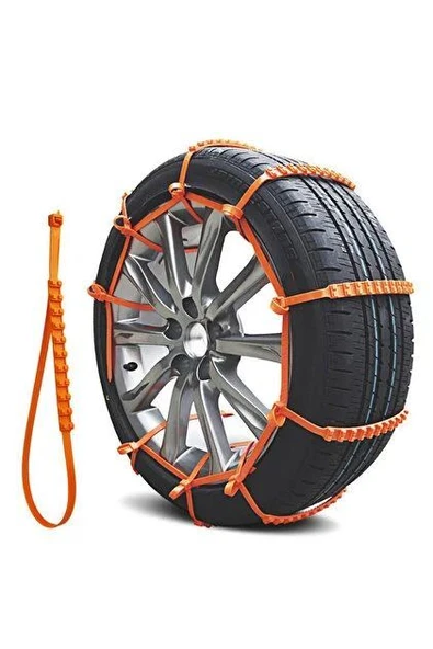10PCS PLASTİK ZİNCİR OTO LASTİK KAR KELEPÇESİ = CIRTLI (4915) ürün görseli 1