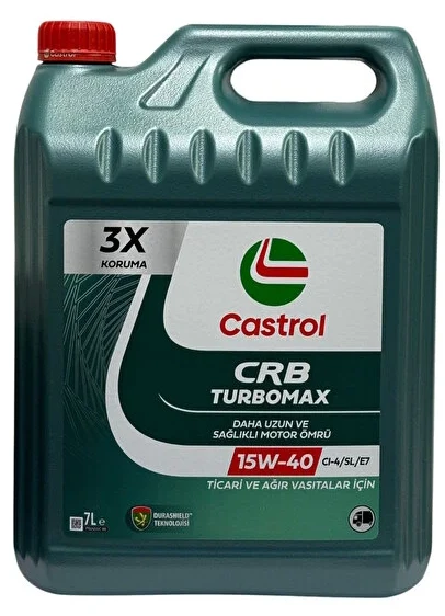 Castrol CRB Turbomax 15W-40 CI-4/E7 7 lt Motor Yağı ürün görseli 1