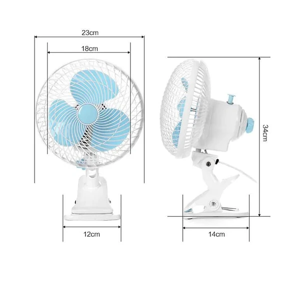 Salınımlı Kabin Vantilatör 18 cm - Resim 2