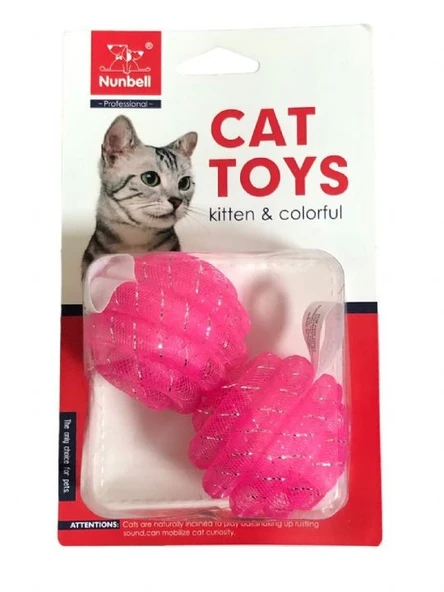 Nunbell Kedi Oyuncagı Simli Top 2 Lİ - Resim 2