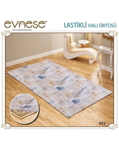Evneşe 6m2 Lastikli Halı Örtüsü Desenli U72 ürün görseli 1