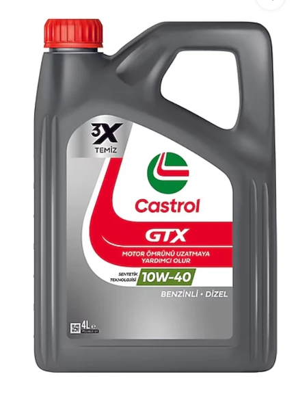 Castrol GTX Ultraclean 10W-40 A/B 4 lt Motor Yağı ürün görseli 1