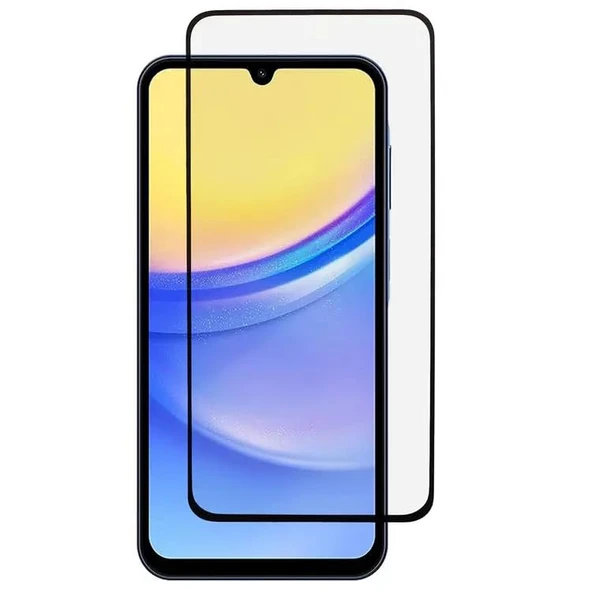 Samsung A15 İle Uyumlu Ekran Koruyucu 9D Tam Kaplayan Kavisli ürün görseli 1