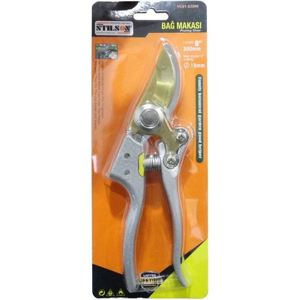 Stilson XZ806 Budama Bağ Makası 200mm ürün görseli 1