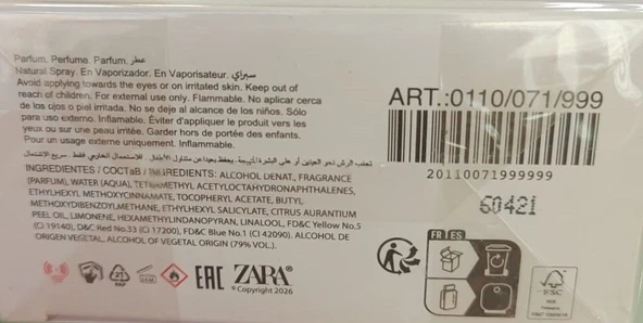 ZARA TEMPTATION LE PARFUM 80 ML - Resim 4