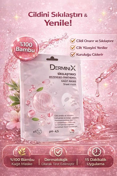 Sıkılaştırıcı 25g Kağıt Maske 1 Adet – Rezené ve D-Panthenol, Cilt Toparlayıcı ürün görseli 1