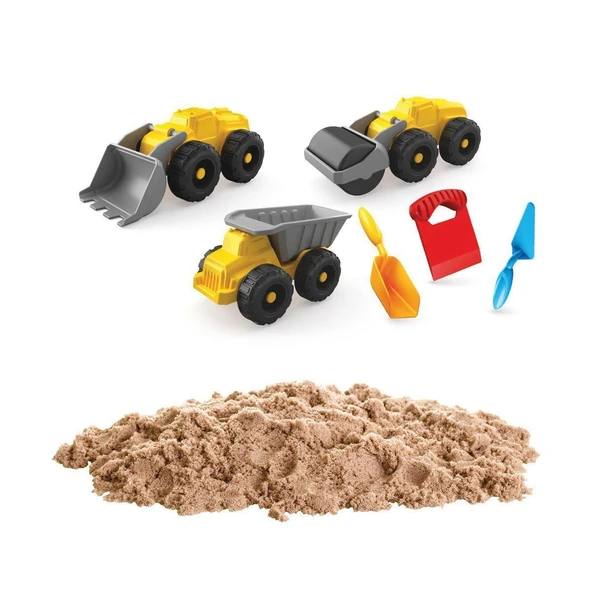 03727 İş Makineleri Kum Seti 750 gr -Dede - Resim 3