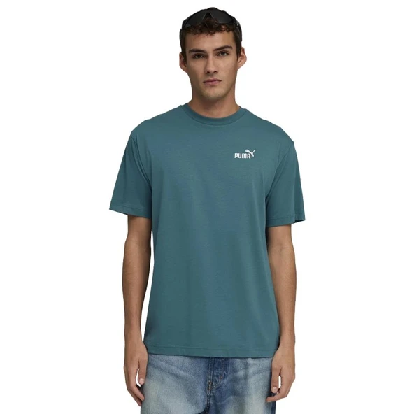 Puma Ess Relaxed No. 1 Logo Erkek Yeşil Günlük Stil T-Shirt 68915341 ürün görseli 1