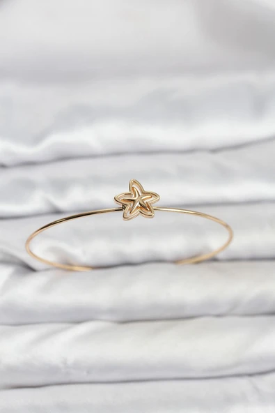 Yıldız Model Gold Renk Bileklik ürün görseli 1