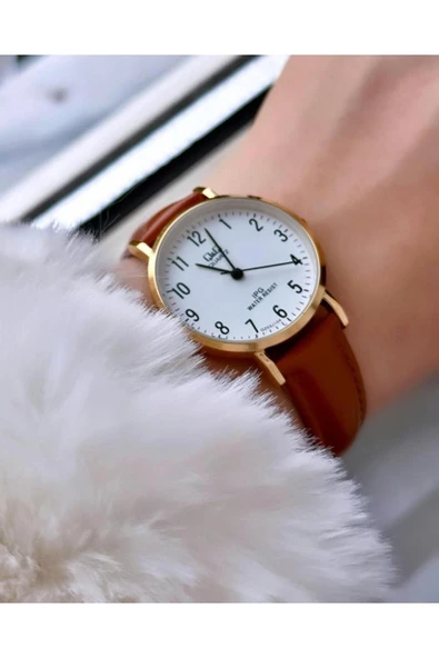 Kadın Deri Kordon Kol Saatİ  Kahverengi ürün görseli 1