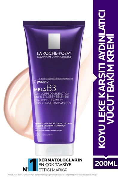 La Roche Posay Mela B3 Leke Karşıtı Vücut Bakım Kremi 200 Ml ürün görseli 1