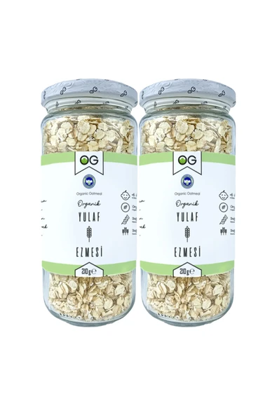 2'li Organik Yulaf Ezmesi 210 Gr ürün görseli 1
