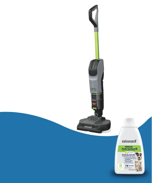 Bissell Spinwave + Vac Pet Kablosuz Vakumlu Zemin Silme Makinesi ürün görseli 1