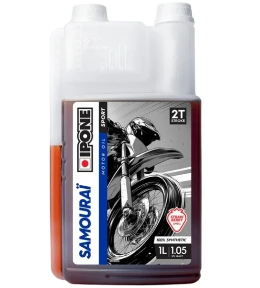 IPONE SAMOURAI FREISE 1 LT 2 ZAMANLI MOTORYAĞI ÇİLEKLİ ürün görseli 1