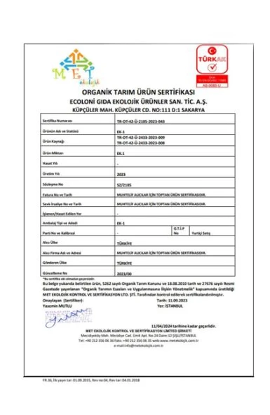 ORGANİK ELMA PÜRESİ 100g - Resim 2