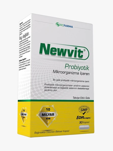 Newvit Probiyotik 30 Kapsül ürün görseli 1