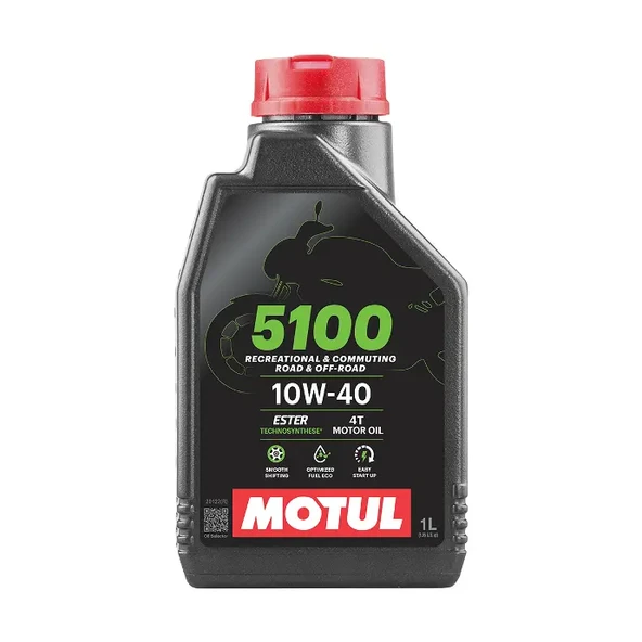 Motul 5100 10W-40 4T 1 lt Motosiklet Yağı ürün görseli 1