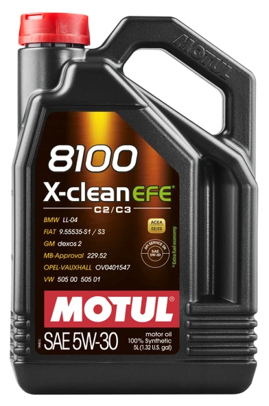 Motul 8100 X-Clean EFE 5W-30 5 lt Motor Yağı ürün görseli 1