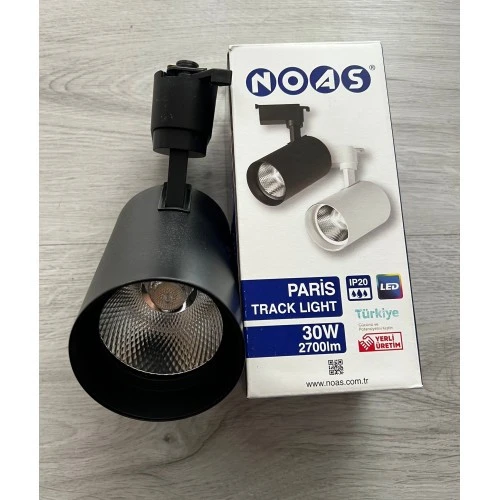 NOAS RAY SPOT SİYAH KASA GÜNIŞIĞI 3200K ürün görseli 1