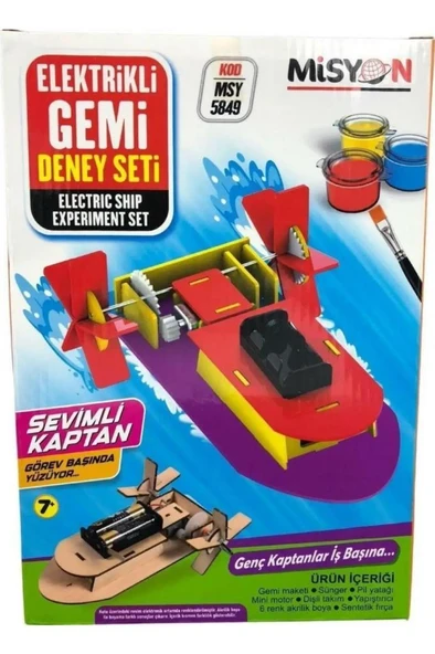 MISYON DENEY SETI ELEKTRIKLI GEMI MSY-5849 ürün görseli 1