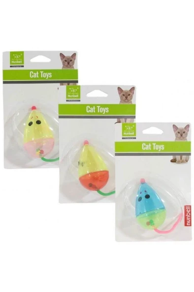 Nunbell Kedi Oyuncak Fare 7 cm - Resim 4