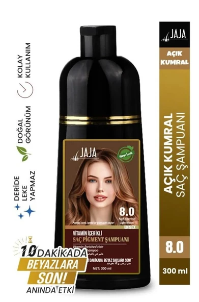 JAJA ŞAMPUAN 300 ML AÇIK KUMRAL 8.0 ürün görseli 1