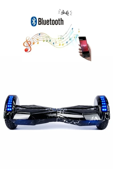 CityMate Smart Balance Elektrikli Kaykay Hoverboard 8.5 inch Akıllı Denge Ledli Bluetooth Hoparlörlü D12 ürün görseli 1