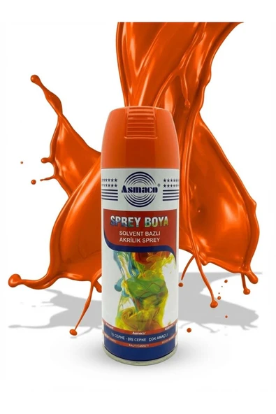 Asmaco Çok Amaçlı Solvent Bazlı Akrilik 400 ML Sprey Boya Alüminyum, Ahşap, Plastik, Demir, Metal ürün görseli 1