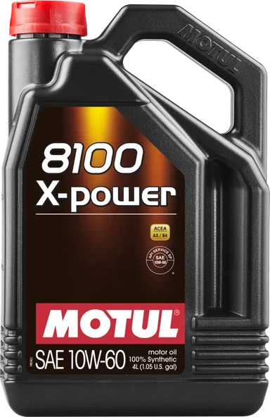 Motul 8100 X-Power 10W-60 4 lt Motor Yağı ürün görseli 1