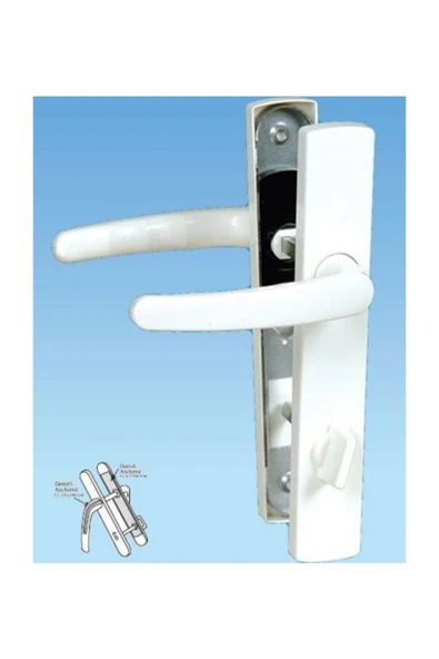 Pimapen Yaylı Wc Kapı Kolu Demirli (vida Montajlı) ürün görseli 1