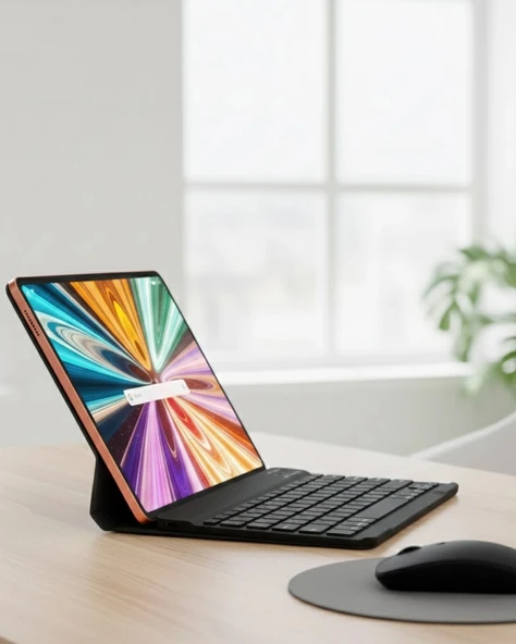 Tablet PC Klavye Kalem Kılıf Ekran Koruyucu Hediyeli Full Paket ürün görseli 1