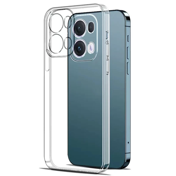Oppo A6 Pro Kılıf İnce ve Esnek Şeffaf Süper Silikon ürün görseli 1