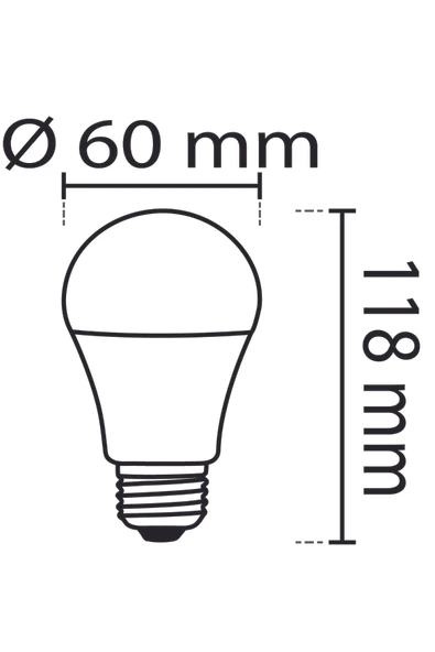 AKS 10w Led Ampul Beyaz Renk (6500K) - Resim 3