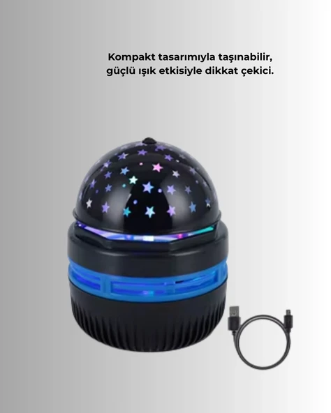 Galaxy Projektörlü Gece Lambası - Resim 5