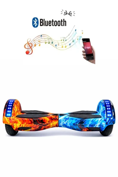 CityMate Smart Balance Elektrikli Kaykay Hoverboard 8.5 inch Akıllı Denge Ledli Bluetooth Hoparlörlü D10 ürün görseli 1